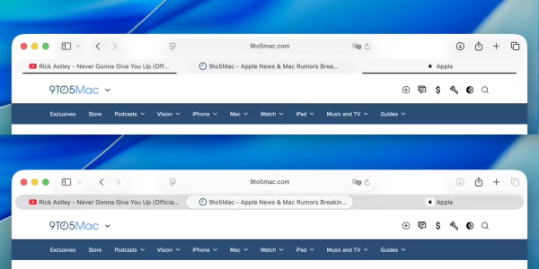 股门在线 苹果macOS 26 Beta 3优化标签页设计：去除黑条提升辨识度